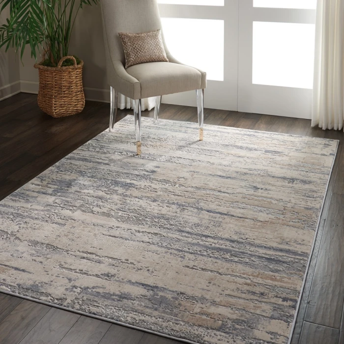 Nourison Rustic Textures Area Rug RUS04-Beige/Grey
