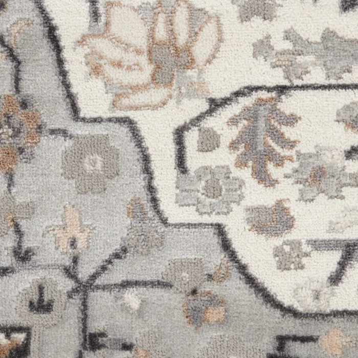 Nourison Elation Area Rug ETN09-Ivory Grey