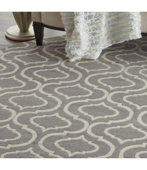 Nourison Jubilant Round Area Rug JUB19-Grey