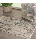 Nourison Quarry Beige Grey QUA01 2 ft. X 4 ft. Rect. Rug