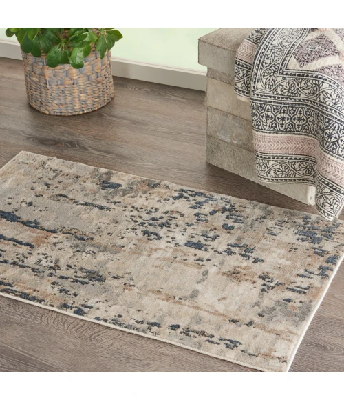 Nourison Quarry Beige Grey QUA01 2 ft. X 4 ft. Rect. Rug