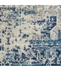 Nourison Tranquil Area Rug TRA06-Ivory/Light Blue