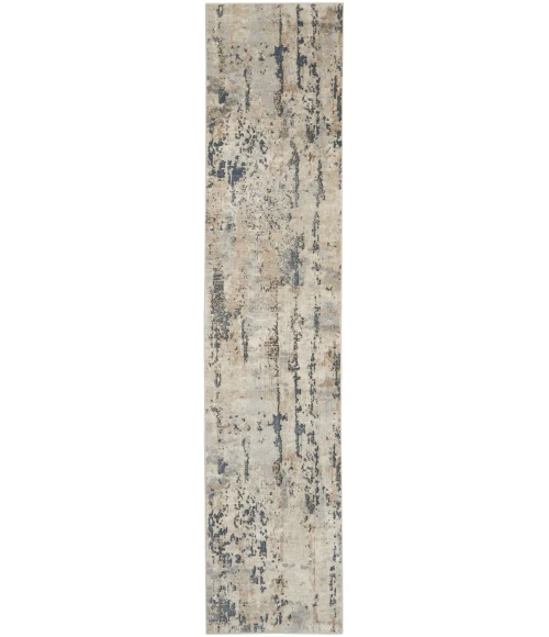 Nourison Quarry Beige Grey QUA01 8 ft. Rect. Rug