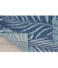 Nourison Garden Oasis Navy GOA02 8 ft. X 10 ft. Rectangle Rug