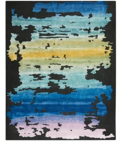 Nourison Home Prismatic PRS23 Black Multicolor 9 ft. 9 in. X 13 ft. 9 in. Area Rug