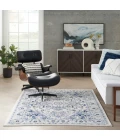 Nourison Passion Area Rug PSN33 Ivory/Grey 5'3" x 7'3"