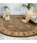 Nourison Home Nourison 2000 Slate 2206 7ft.6in. x 9ft.6in. Oval Oval Rug