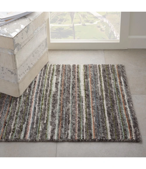 Nourison Plateau Area Rug PAE01-Grey/Green