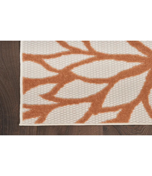 Nourison Aloha Ivory Multicolor ALH05 5 ft. 3 in. X 7 ft. 5 in. Rectangle Rug