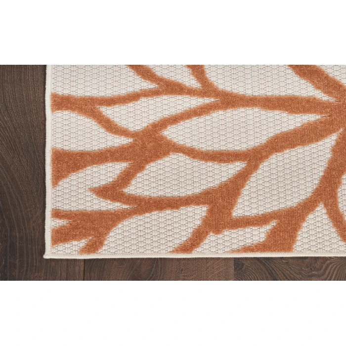 Nourison Aloha Ivory Multicolor ALH05 5 ft. 3 in. X 7 ft. 5 in. Rectangle Rug