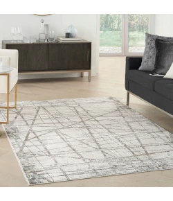Nourison Home Desire DSR03 Grey Silver 3 ft. 11 in. X 5 ft. 11 in. Area Rug