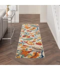 Nourison Allur Area Rug ALR09-Ivory Multicolor