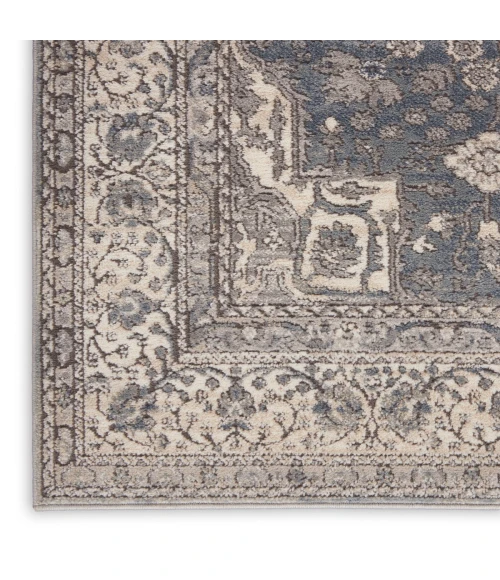 Nourison Quarry Grey/Ivory QUA07 4 ft. X 6 ft. Rect. Rug