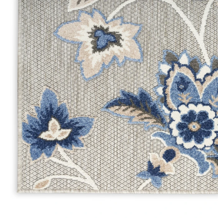 Nourison Aloha Area Rug ALH31 Blue Grey