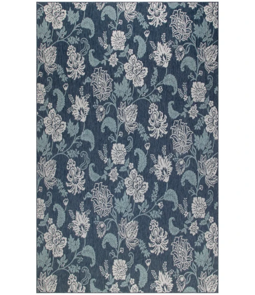 Nourison Garden Oasis Navy GOA03 8 ft. X 10 ft. Rectangle Rug