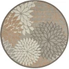 Nourison Home Aloha ALH05 Natural 7 ft. 10 in. Round Area Rug
