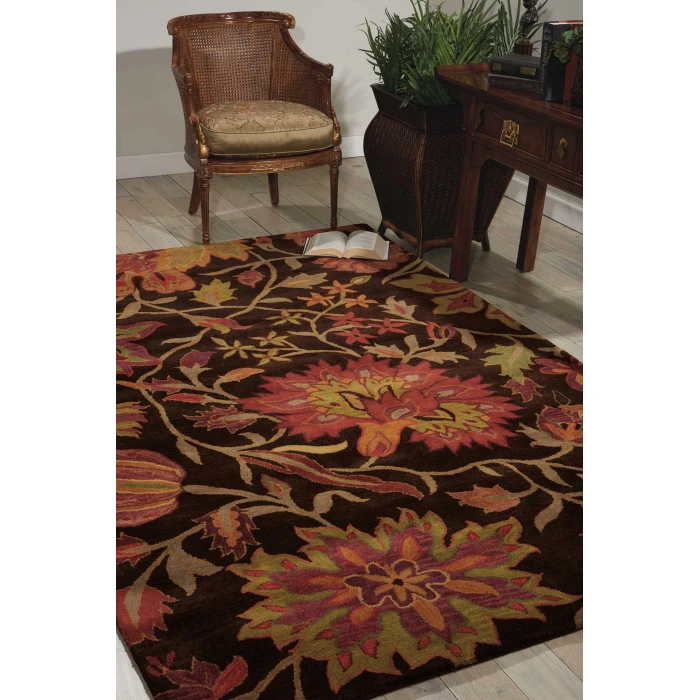 Nourison Home Jaipur Brown JA41 3ft.9in. x 5ft.9in. Rect. Rug