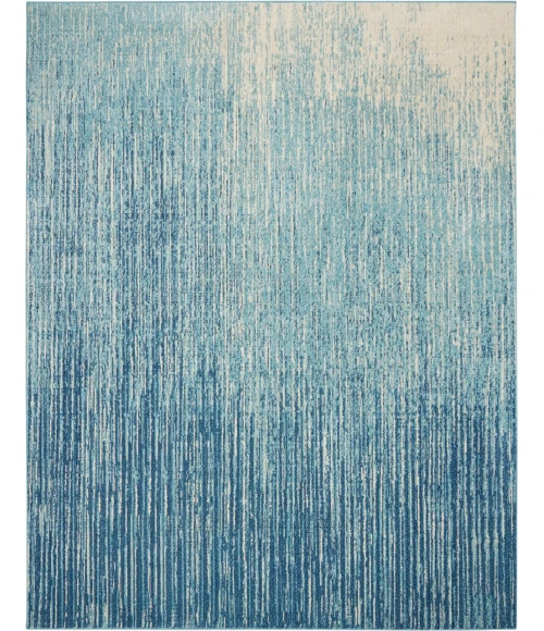 Nourison Passion Area Rug PSN09-Navy/Light Blue