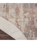 Nourison Rustic Textures Area Rug RUS06 Beige/Grey 5'3" Round