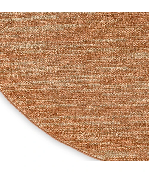 Nourison Home Nourison Essentials Rust NRE01 4 ft. Round Rug