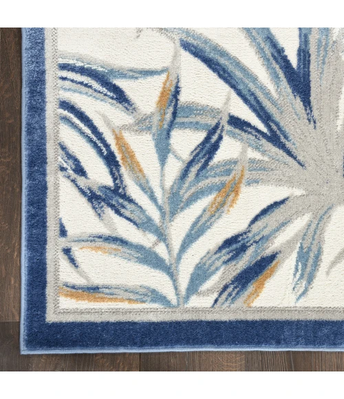Nourison Seaside Area Rug SDS02 Ivory Blue