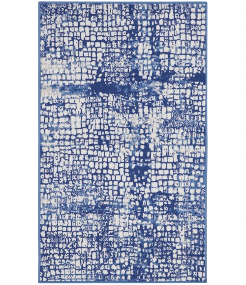 Nourison Whimsicle Area Rug WHS07-Ivory Navy