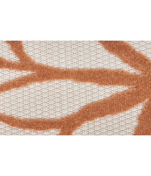 Nourison Aloha Ivory Multicolor ALH05 5 ft. 3 in. X 7 ft. 5 in. Rectangle Rug