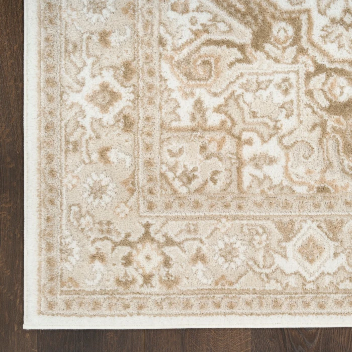 Nourison Dekor Ivory Taupe DEK08 5 ft. 3 in. X 7 ft. Rect. Rug