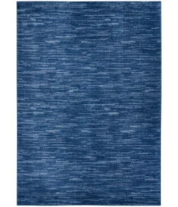 Nourison Home Nourison Essentials NRE01 Navy Blue 5 ft. X 8 ft. Area Rug