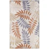 Nourison Home Aloha ALH18 Blue Mocha 9 ft. X 12 ft. Area Rug