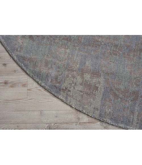 Nourison Twilight Round Area Rug TWI05 Slate 8' Round