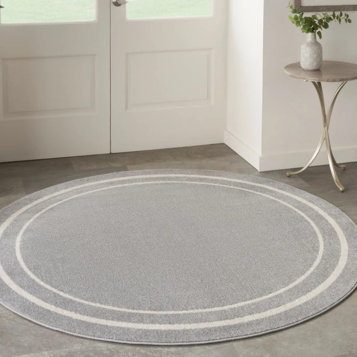 Nourison Nourison Essentials Area Rug NRE02 Grey/Ivory