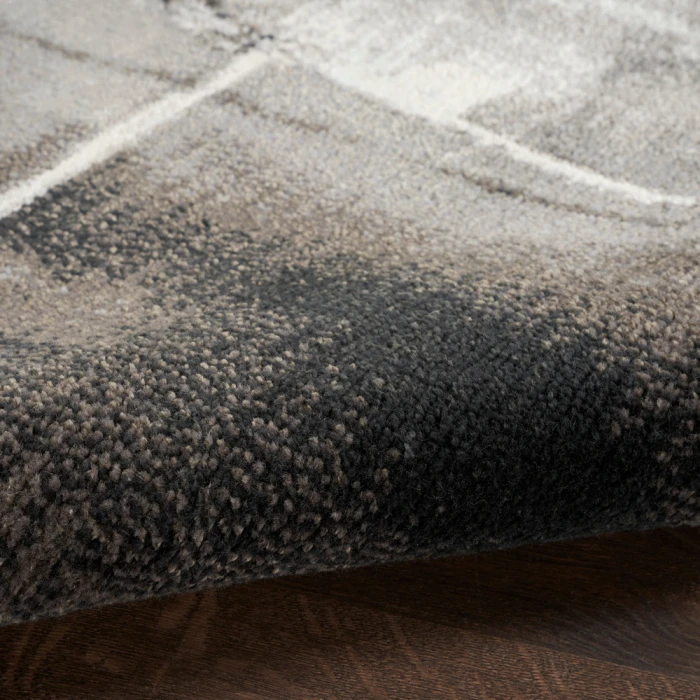 Nourison Twilight Area Rug TWI30 Grey/Ivory/Black