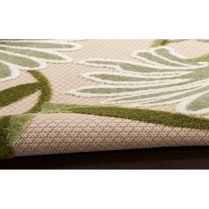 Nourison Aloha Ivory Green ALH33 12 ft. X 15 ft. Rectangle Rug