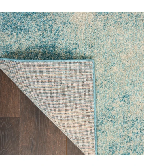 Nourison Passion Area Rug PSN10 Navy/Light Blue 2'2" x 10'