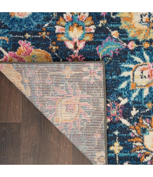 Nourison Passion Area Rug PSN01 Navy 9' x 12'