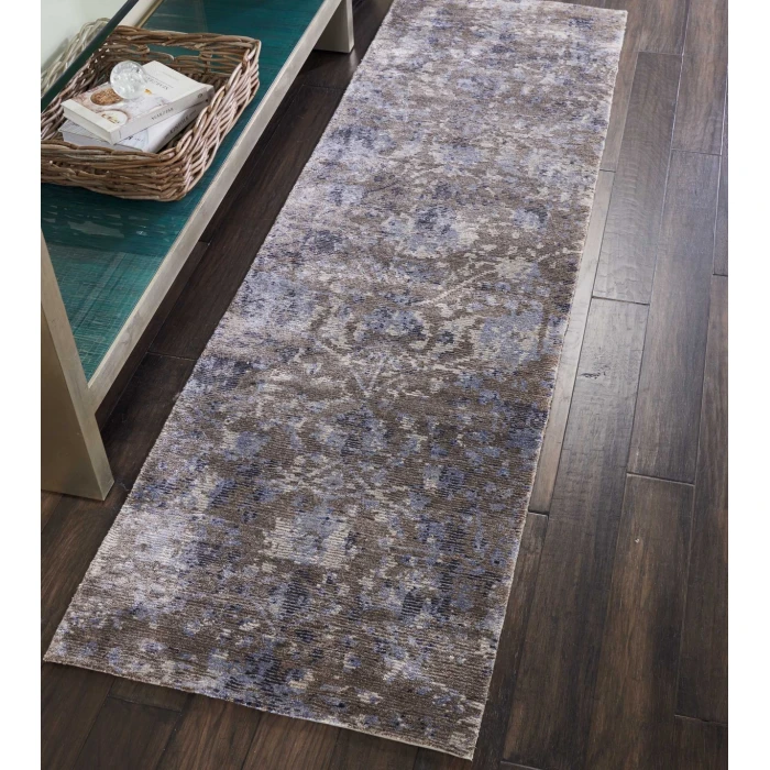 Nourison Home Lucent Grey LCN03 2ft.3in. x 8ft. Rect. Rug