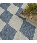 Nourison Positano Navy Blue POS04 12ft. Round Rug