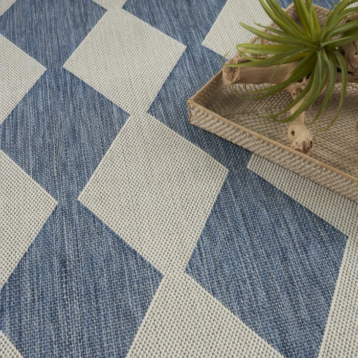 Nourison Positano Navy Blue POS04 12ft. Round Rug