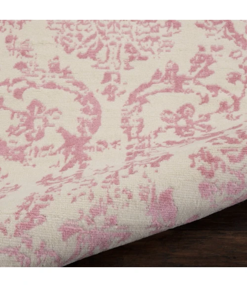 Nourison Jubilant Runner Area Rug JUB09-Ivory/Pink