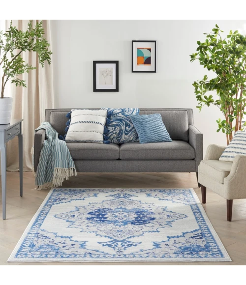Nourison Whimsicle Area Rug WHS14-Ivory Blue