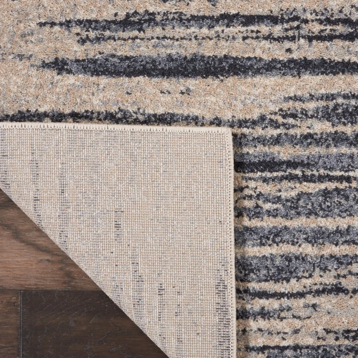 Kathy Ireland Moroccan Celebration Area Rug KI387-Blue/Beige