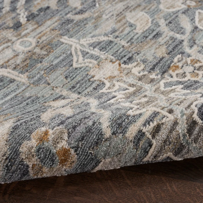 Nourison Lynx Navy Multicolor LNX02 9 ft. X 11 ft. Rect. Rug