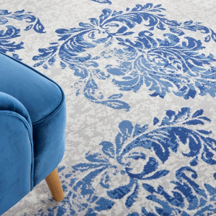 Nourison Whimsicle Area Rug WHS11-Ivory Navy