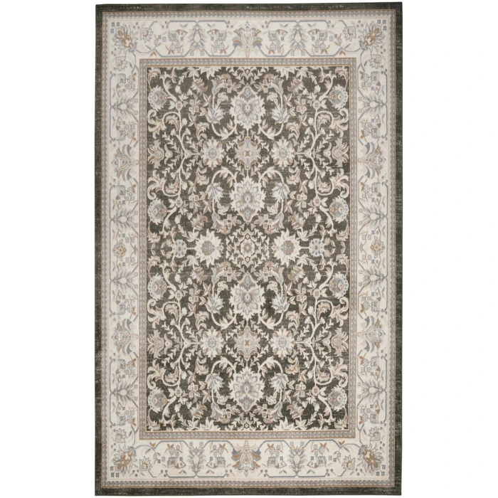 Nourison Serenity Home Ivory Grey Blue SRH02 9 ft. X 12 ft. Rectangle Rug