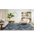 Nourison Garden Oasis Navy GOA03 8 ft. X 10 ft. Rectangle Rug