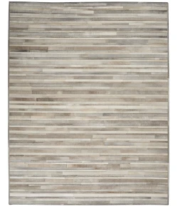 Calvin Klein Home Prairie PRA1 Silver 8 ft. X 10 ft. Area Rug