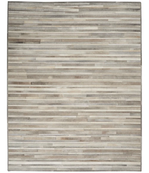 Calvin Klein Home Prairie Area Rug PRA1 Silver