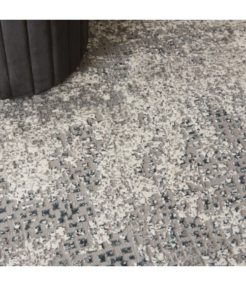 Michael Amini MA90 Uptown Area Rug UPT02-Ivory/Grey