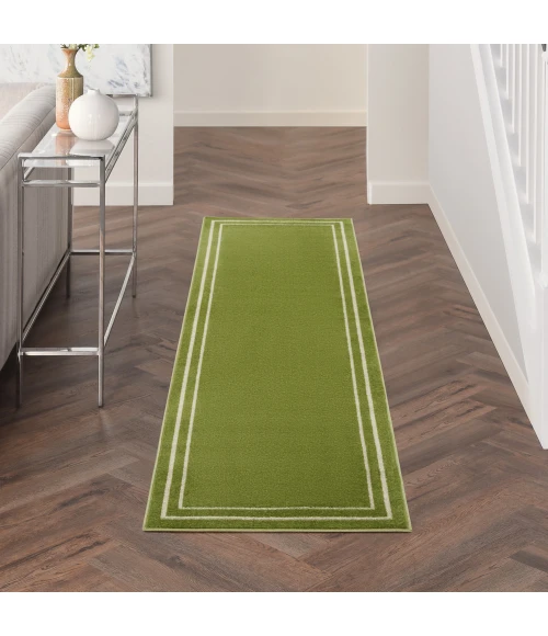 Nourison Nourison Essentials Area Rug NRE02 Green Ivory